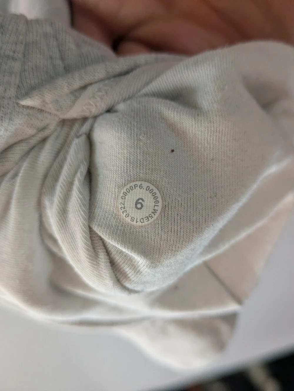 Lululemon 6 HIGH-Rise Relaxed Fit Jogger Pants Heathered Core Ultra Light Gray